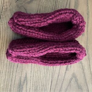 Hand Knitted Slippers Size 6-9